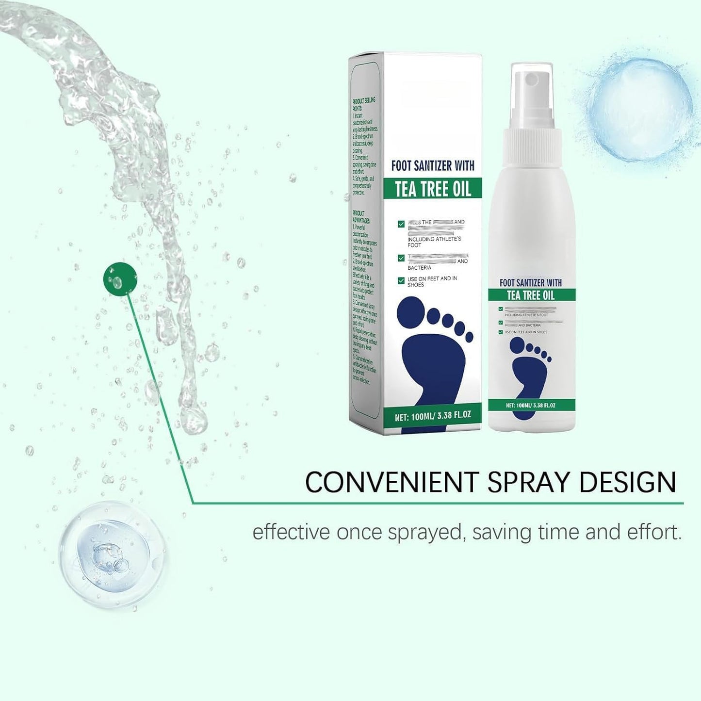 Vedere Tea Tree Oil Foot Spray